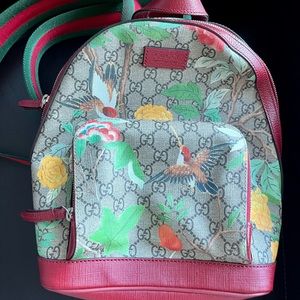 Gucci Supreme monogram Tian small backpack in excellent condition.. barely used
